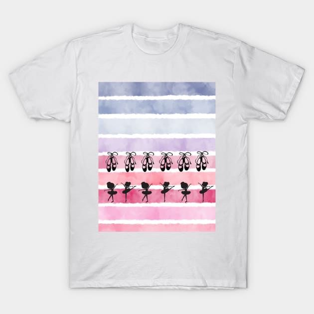 Ballerina stripe T-Shirt by laurie3